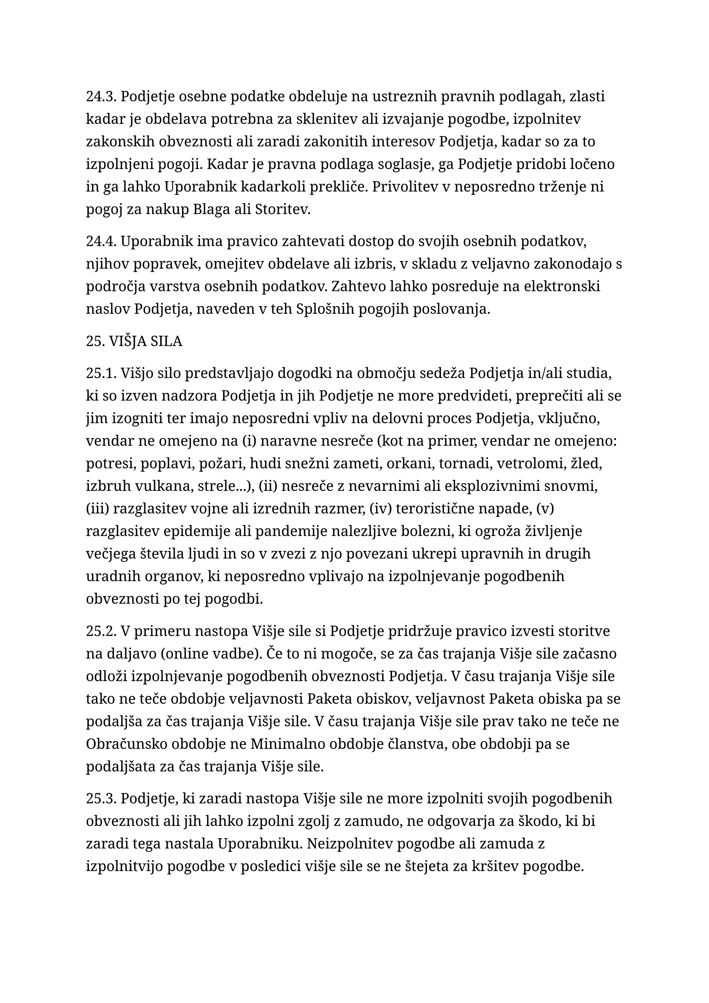 Splošni pogoji poslovanja, stran 30