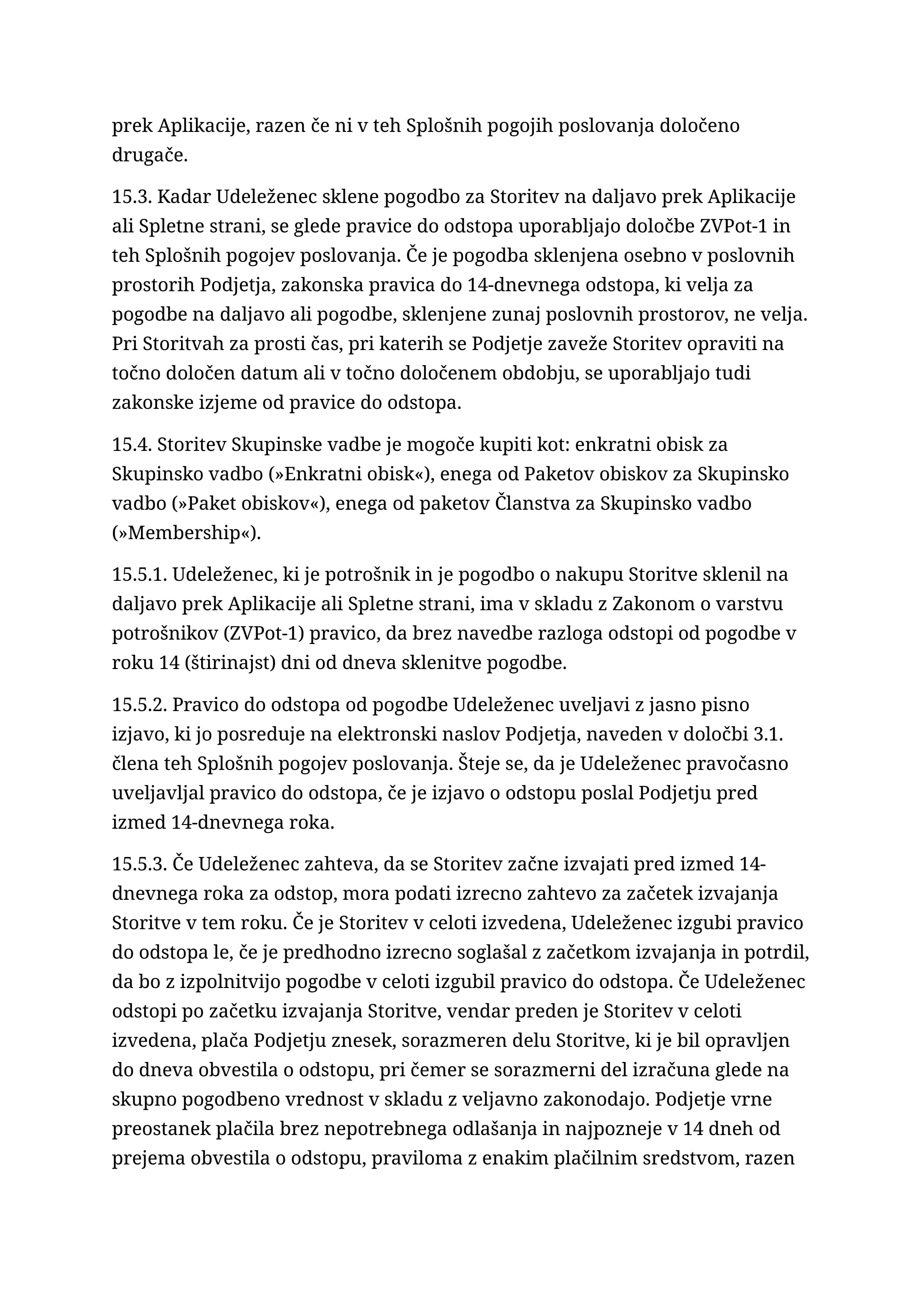 Splošni pogoji poslovanja, stran 14