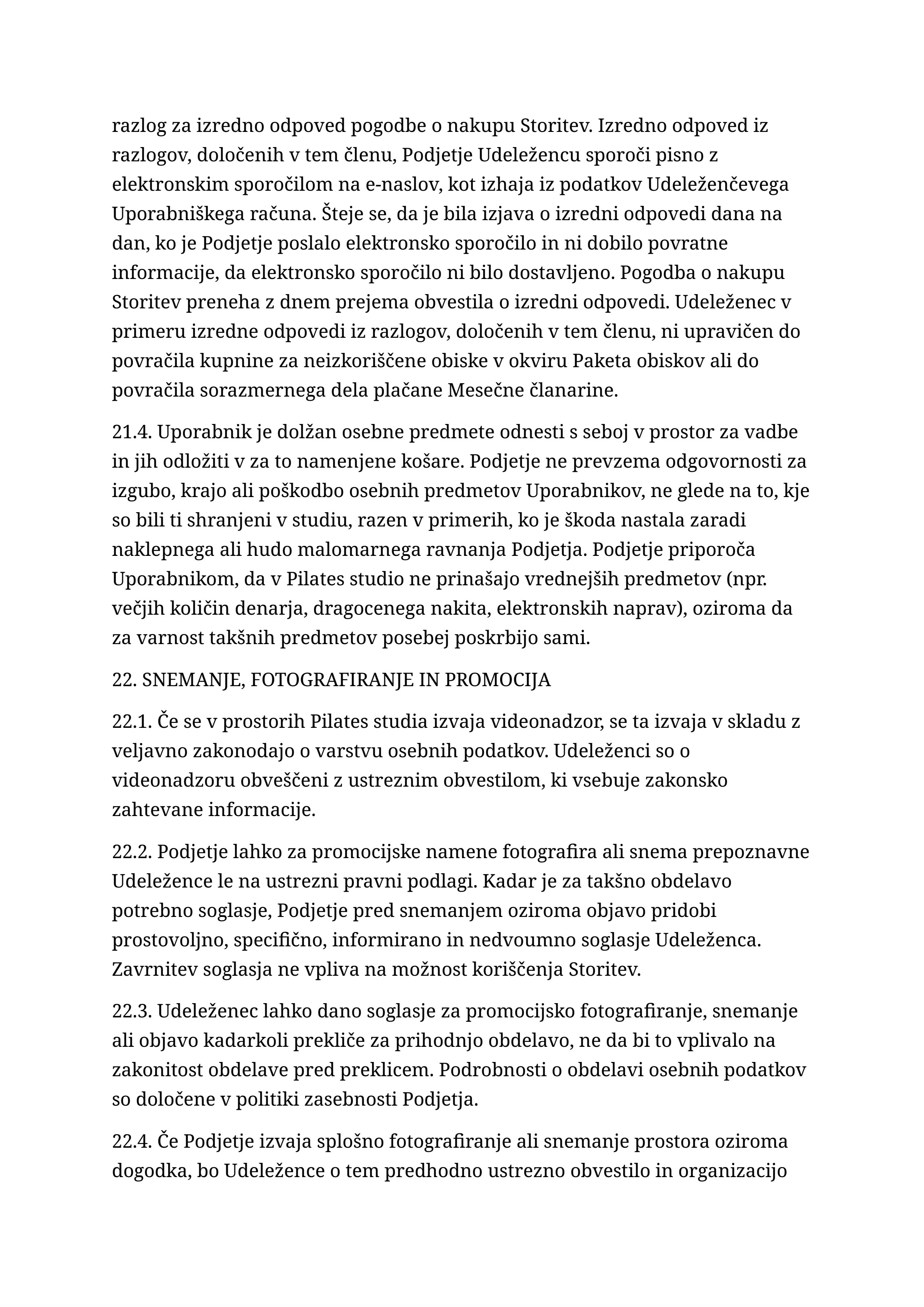 Splošni pogoji poslovanja, stran 28