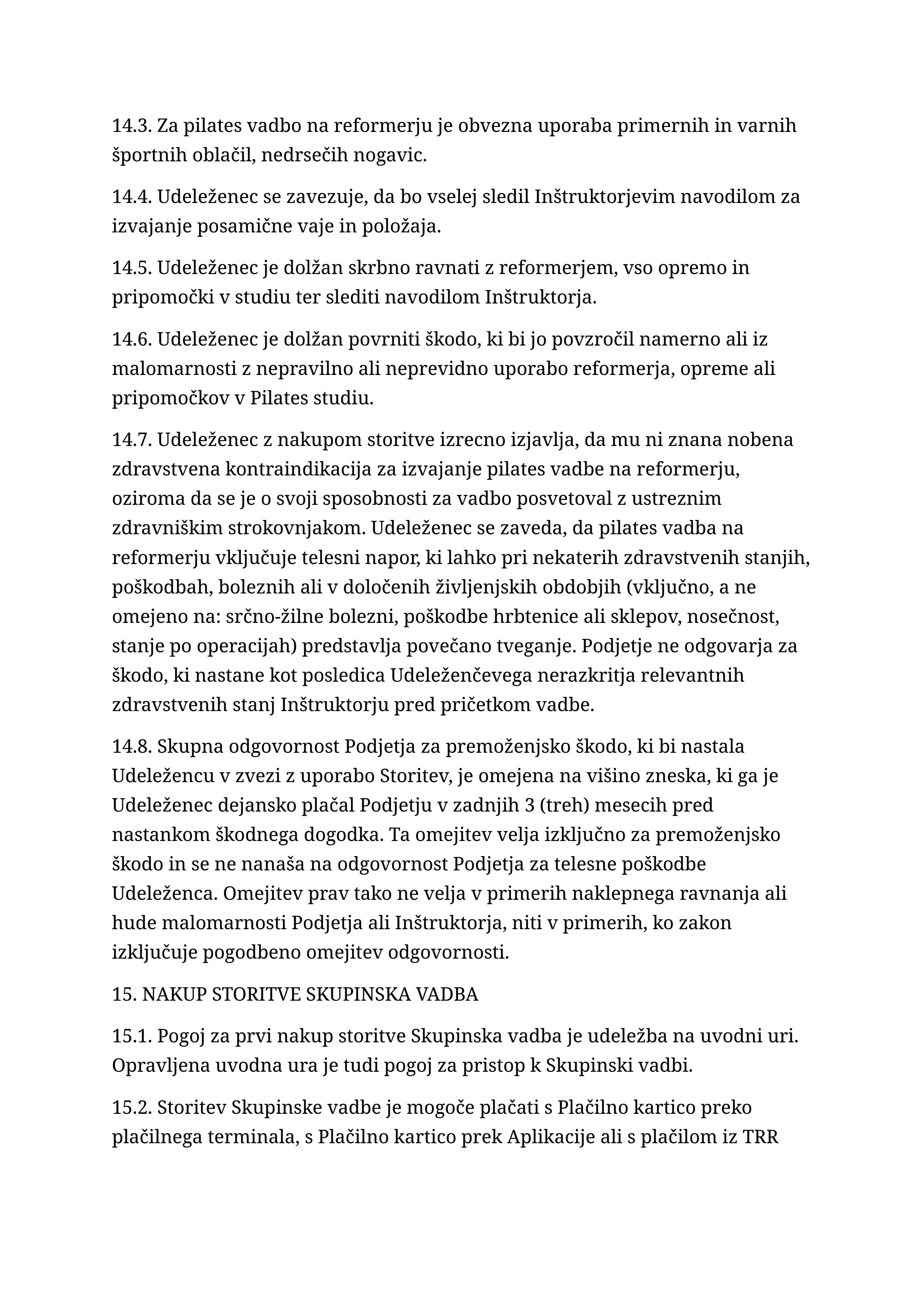 Splošni pogoji poslovanja, stran 13