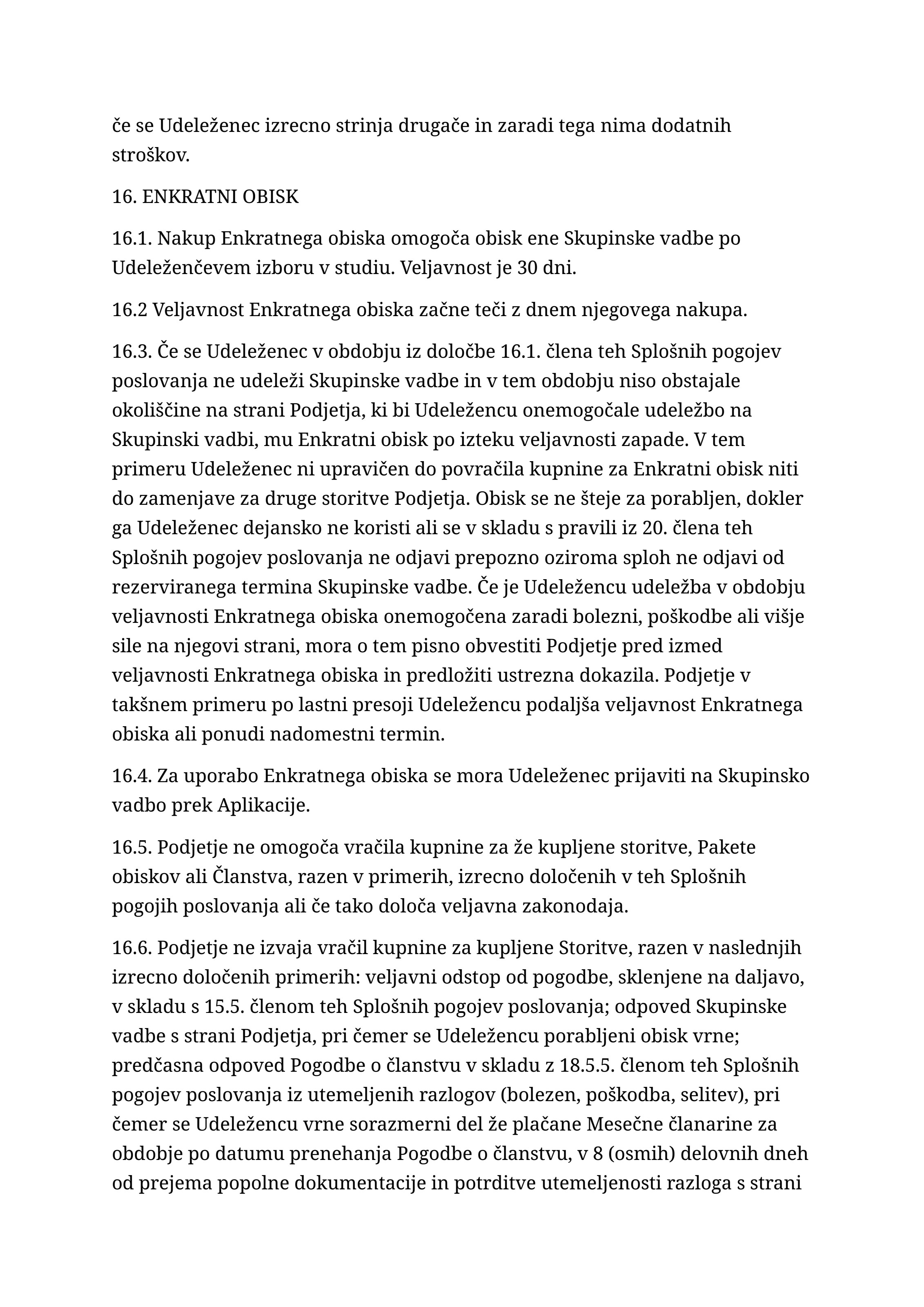 Splošni pogoji poslovanja, stran 15