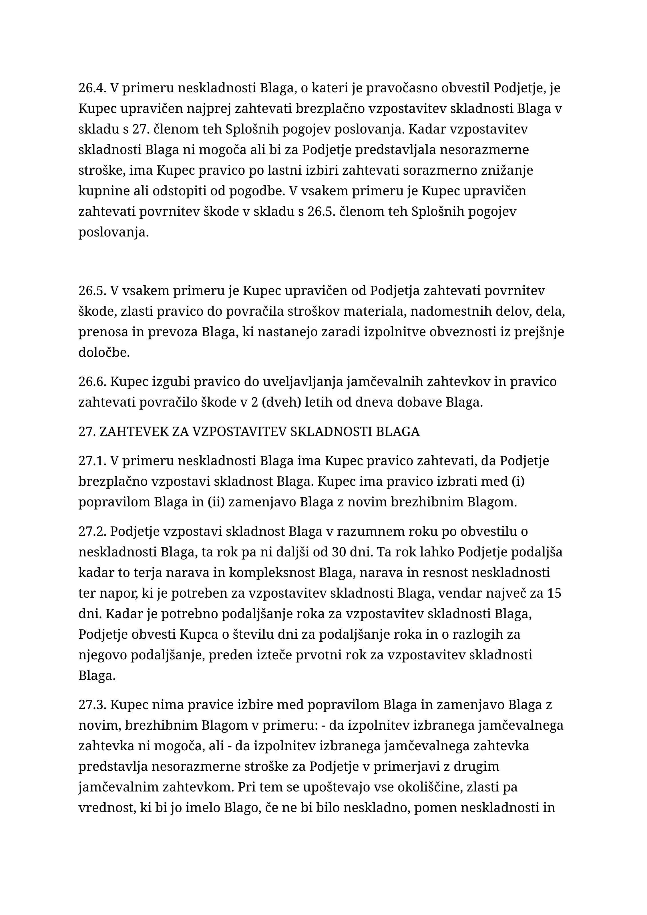 Splošni pogoji poslovanja, stran 32